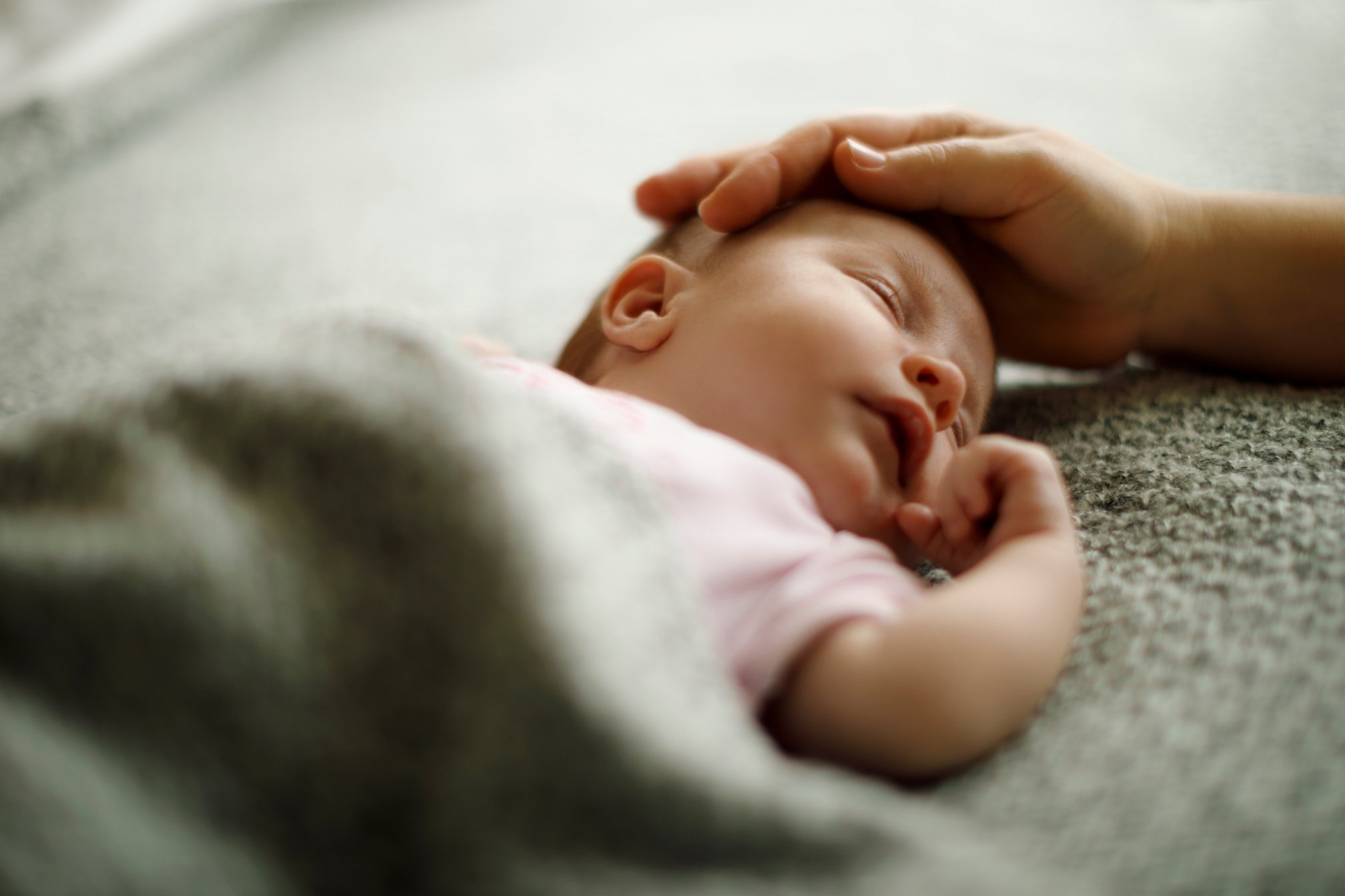 Newborn baby sleeping